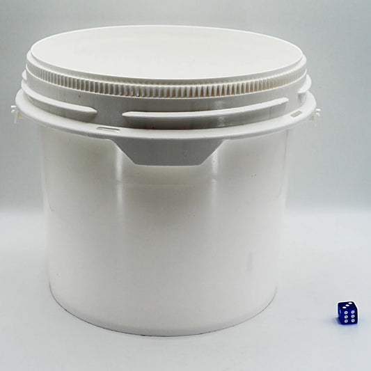 2.5 Gallon Pail - White
