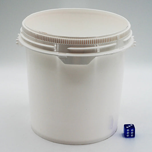 0.6 Gallon Pail - White